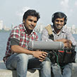 Location Sound Rajesh Kodadi with Boom Op Keshav