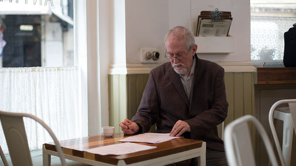 Tom Alter at the Corner Table
