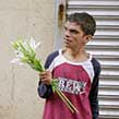 Vikrant Makijany as the flower seller